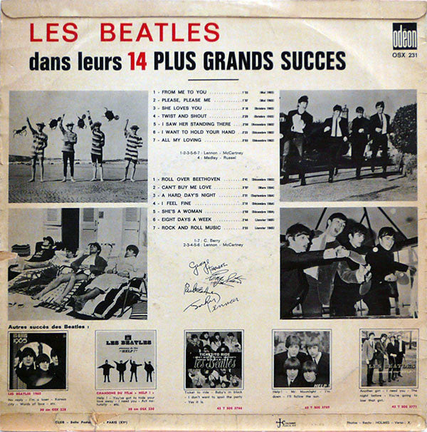 Dans Leurs 14 Plus Grands Succes