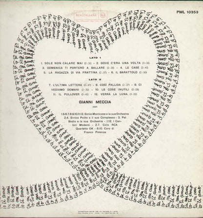 Le Canzoni D'amore Di Gianni Meccia