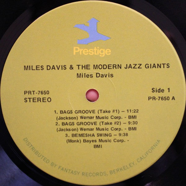 Miles Davis And The Modern Jazz Giants