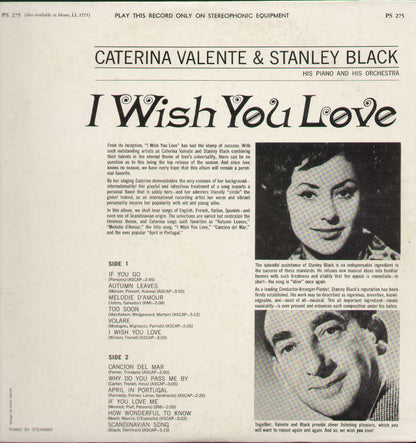 I Wish You Love