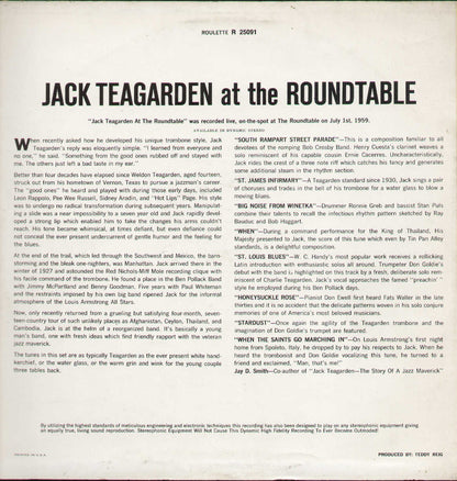 Jack Teagarden At The Roundtable