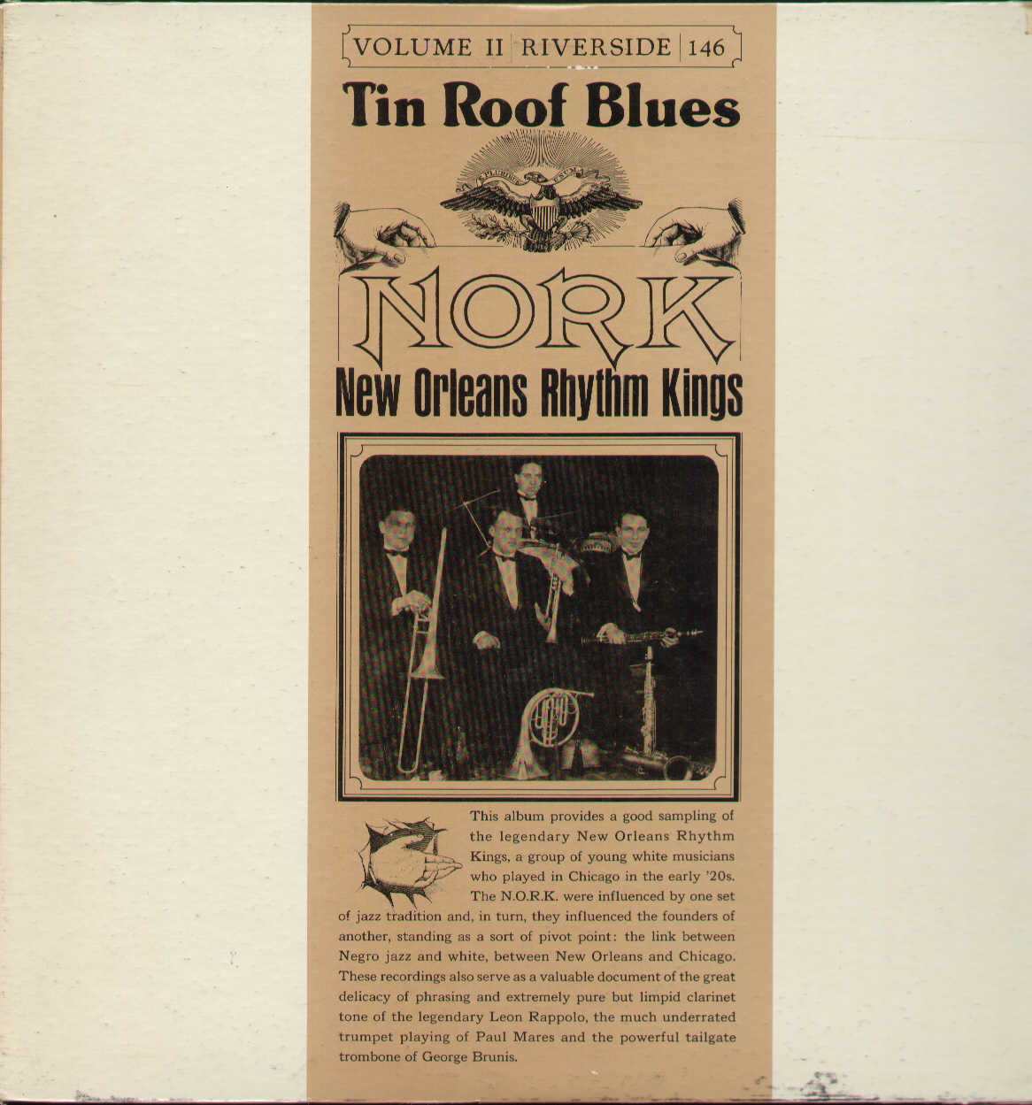 Tin Roof Blues New Orleans Rhythm Kings Volume 2