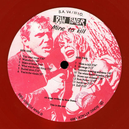 Mine To Kill Red Vinyl