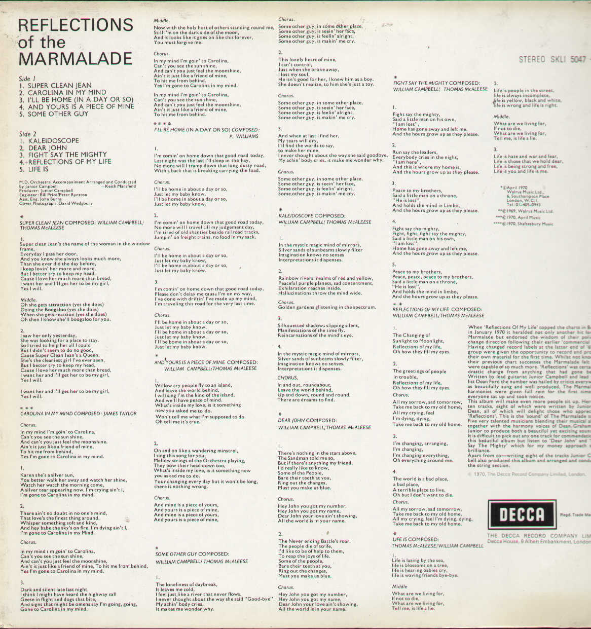 Reflections Of The Marmalade