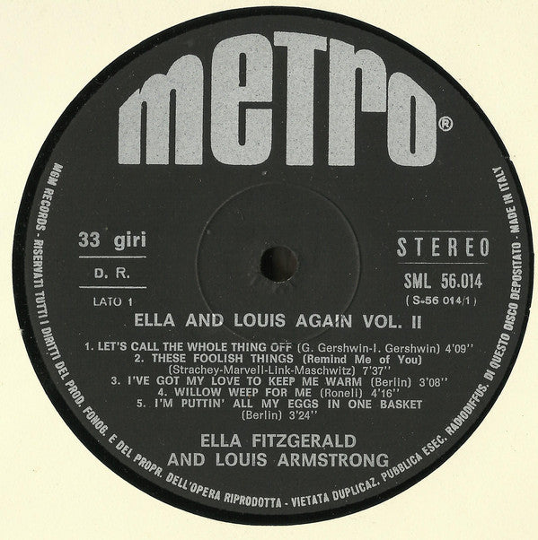 Ella And Louis Again Volume 2
