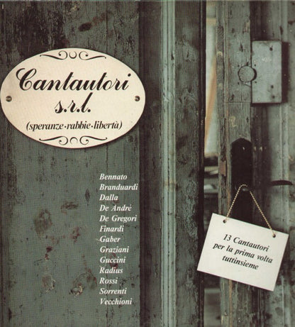 Cantautori Srl Speranze Rabbie Libertà