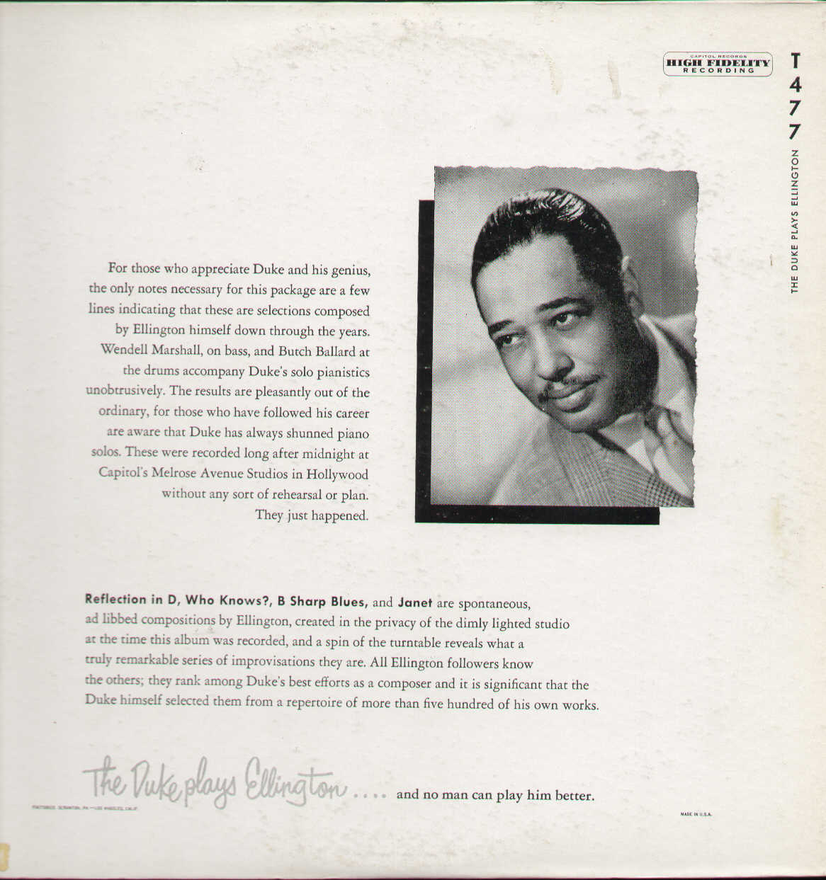 The Duke Plays Ellington