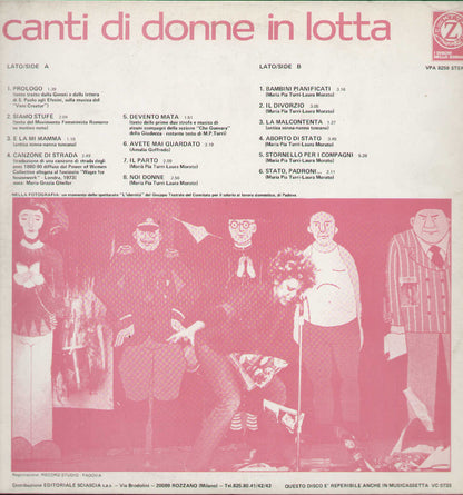 Canti Di Donne In Lotta