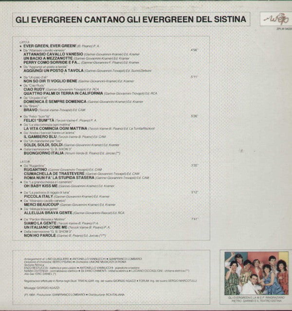 Cantano Sistina