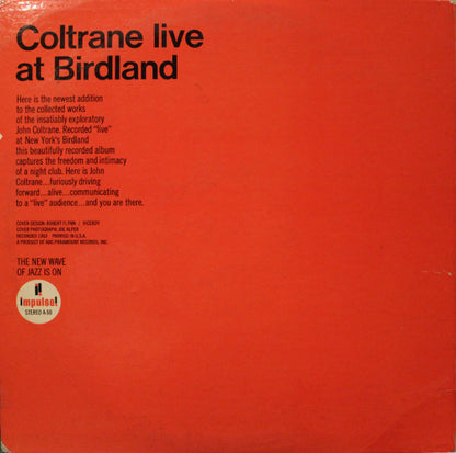 Coltrane Live At Birdland