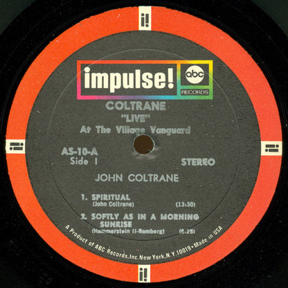 Coltrane Live At The Village Vanguard