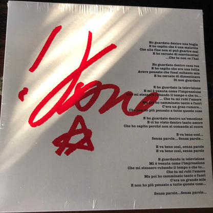 Senza Parole Limited Edition Numbered Hand Numbered