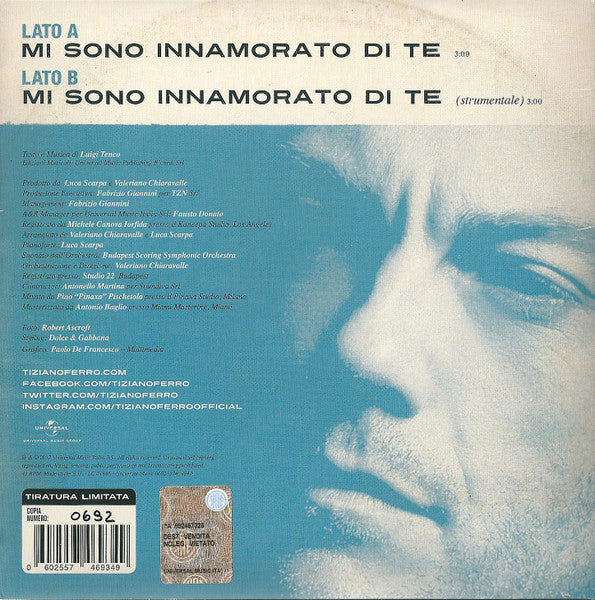 Mi Sono Innamorato Di Te Limited Edition Numbered