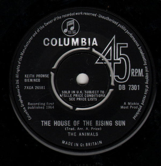 The House Of The Rising Sun / Talkin Bout You