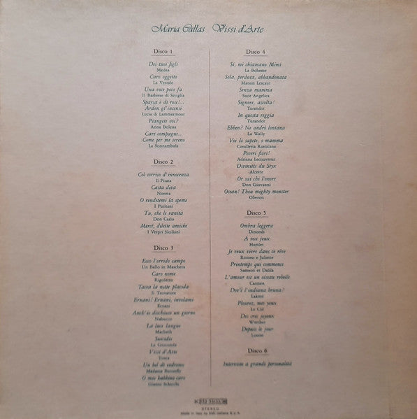 Vissi d'Arte Boxset