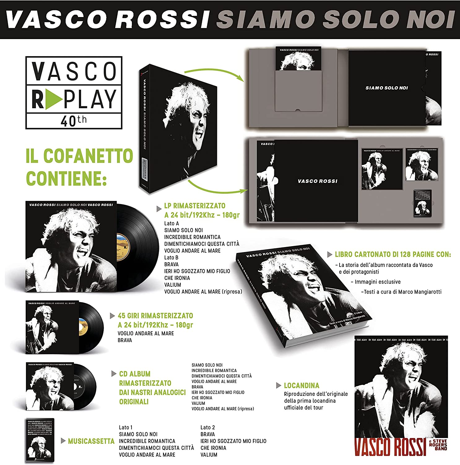 Siamo Solo Noi 40 RPlay Special Edition Deluxe Box Edizione Limitato Numerata