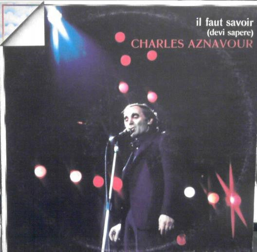 Il Faut Savoir Devi Sapere