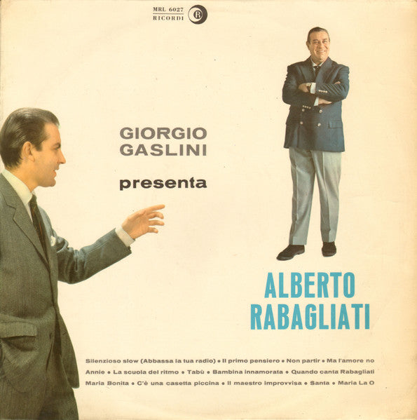 Giorgio Gaslini  Presenta Alberto Rabagliati