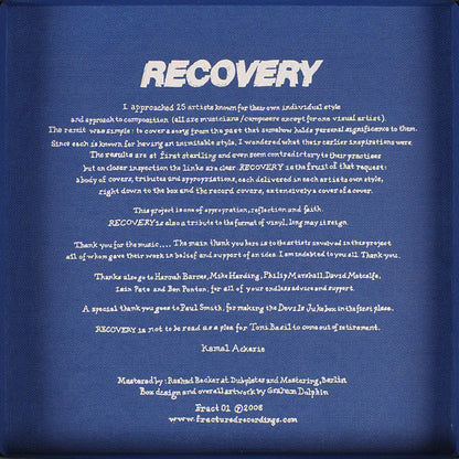 Recovery Limited Edition Boxset