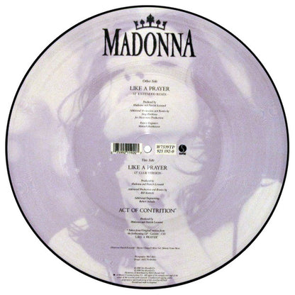 Like A Prayer  Picture Disc
